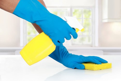 Deep cleaning a fabric armchair in SE17