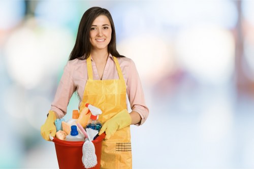 Window cleaning service for a shopfront in SE17