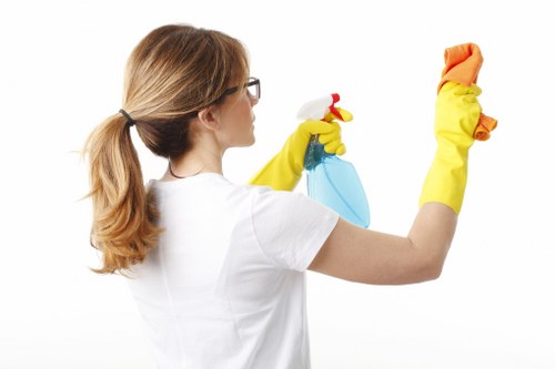 Local SE17 cleaning team carrying out a detailed property clean